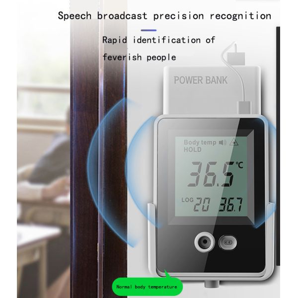Alarm Voice AI Doorbell Face Recognition Thermometer