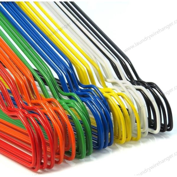 Dry Cleaning Shops Clothes Wire Hanger Wear Resistant 2.3mm Hanger Diamater