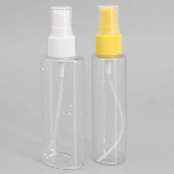 Transparent Oval 42*31*109mm 80ml Plastic Spray Bottles Bulk