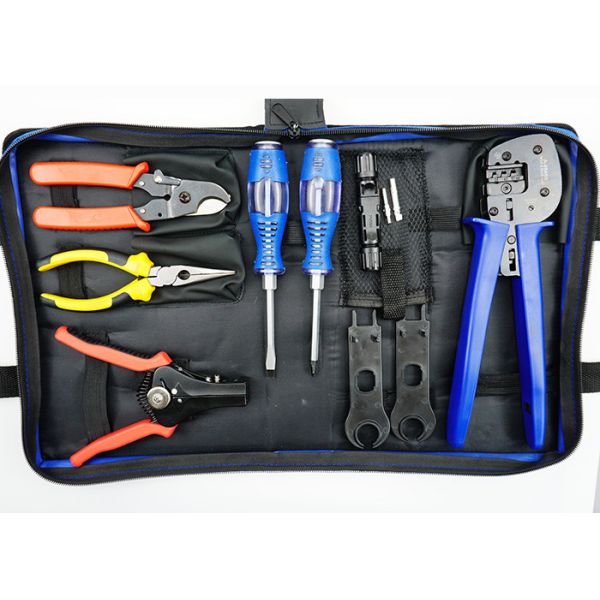 Blue Bag PV Solar Tool Kits Multi Purpose Carbon Steel Material ISO9001