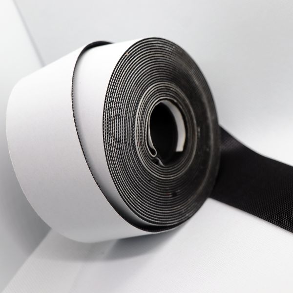 Black And White Molded Hook And Loop Non Pilling Hook And Loop Fastener Convenient