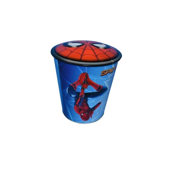 DADI Food Grade Holiday Snack Tin Offset Lithography Tinplate Metal Popcorn Tin Bucket