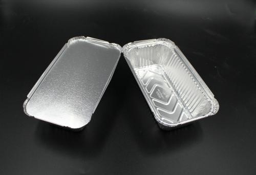 High Purity Foil Disposable Food Containers , Foil Catering Trays With Lids
