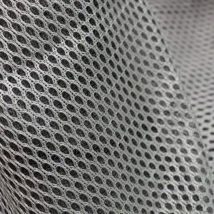 Black Yarn 3D Mesh Fabric 100% Polyester Breathable Mesh Material For Sofa Manufactures