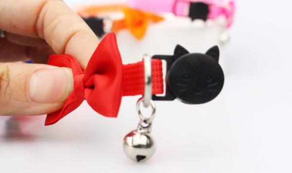 Kolida Softy Cute Nylon Cat Collar Ring With The Bell Ringing 1.0x20-30cm