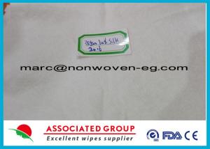 China Spunlace Non Woven Fabric / Spunlace Nonwoven Fabric 35gsm 100% Silk on sale