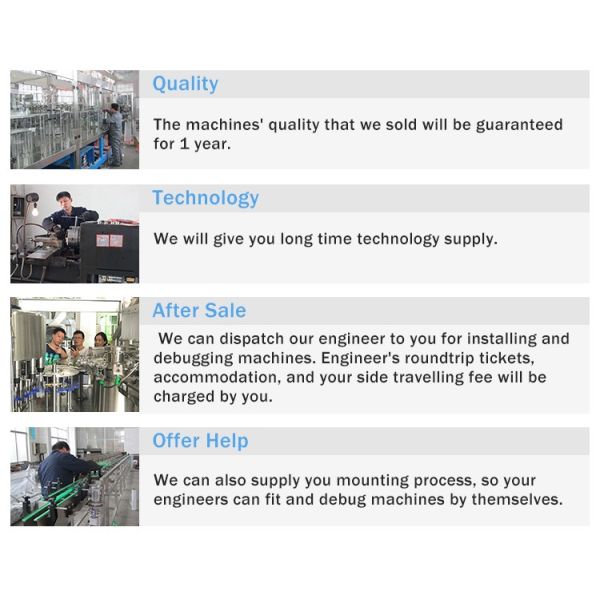 Glass Bottle Washing Filling Machine / Corking / Ligating /capsuler Machinery Factory Supply Champagne Machinery & Hardware Food