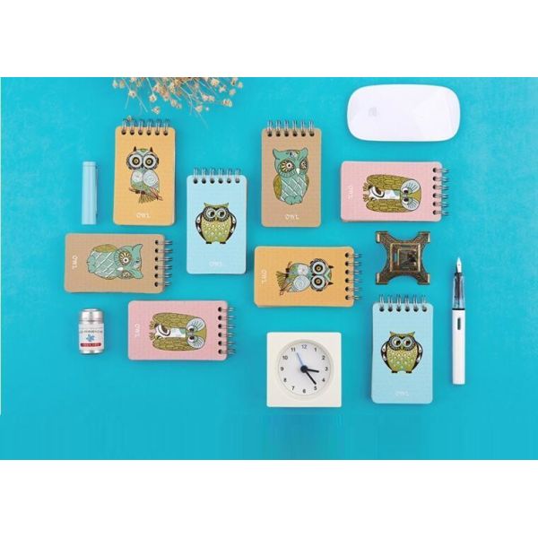 Fashional Recycling Notepad, Recycled Paper Cover Spiral Notepad, Recycle Notepad