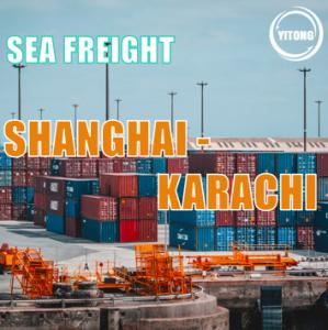 China 17 days Global Sea Freight Service From Shanghai to Karachi Pakistan on sale
