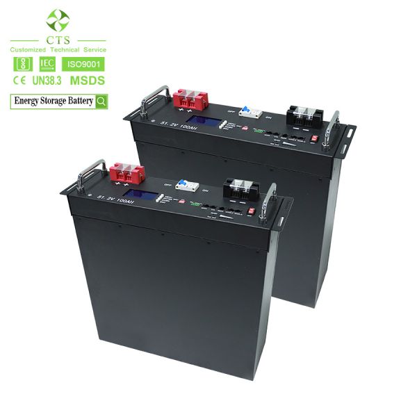 CTS Modular 48V Renewable Cabinet With 5/10/20kWh LiFePO4 Batteries For Solar Storage