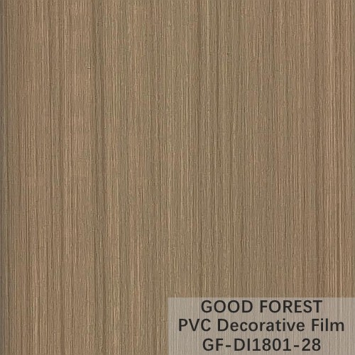 Flowability PVC Decorative Film Scratch Resistance Wooden Grain