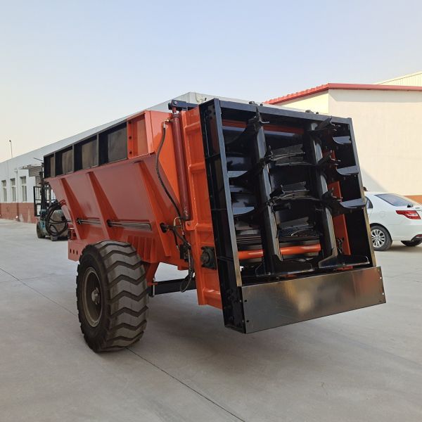 Manure Trailer Farm Spreader Vertical Hydraulic Fertilizer Spreader