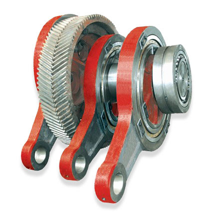 API 7K F-1300 Forged Crankshaft Assembly For Drilling Mud Pump