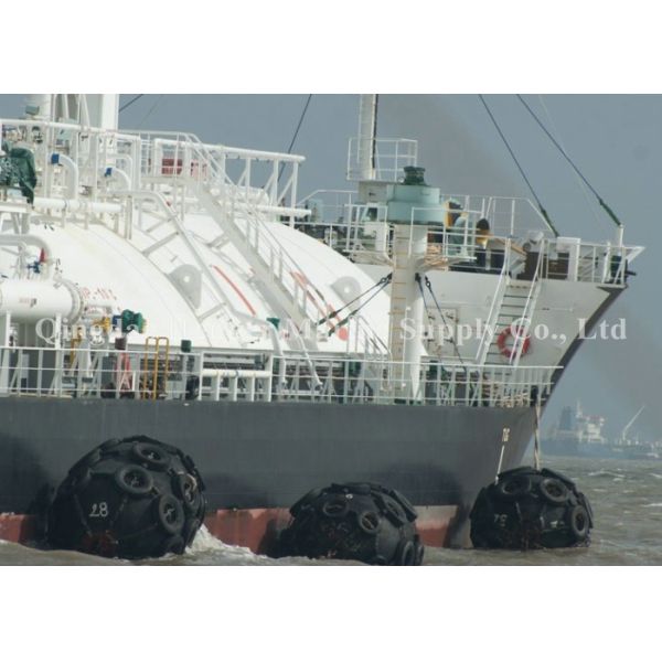 New Flange Design Marine Rubber Fender Yokohama Type Non Deformation For Ship