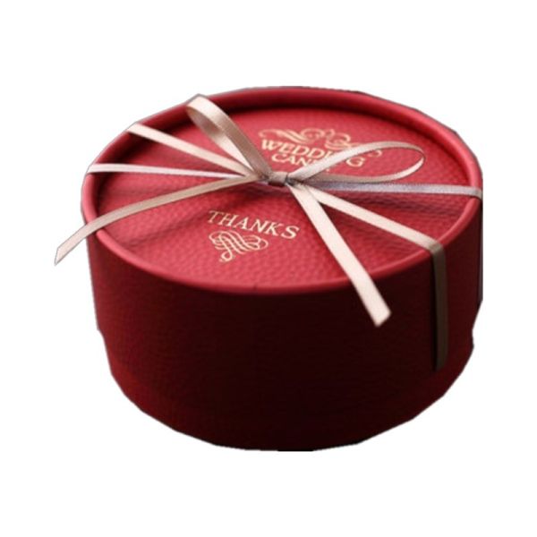 Custom Logo Recyclable Truffle Packaging Round Cardboard Chocolate Box Favors Gift For Wedding Souvenirs