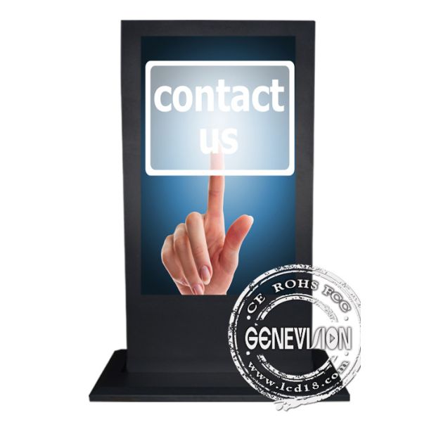 Multi Touch Touch Screen Digital Signage , Memory Card Insert