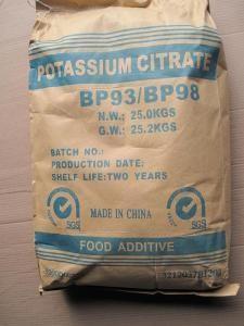  Good quality best price food ingredients potassium citrate made in China Manufactures