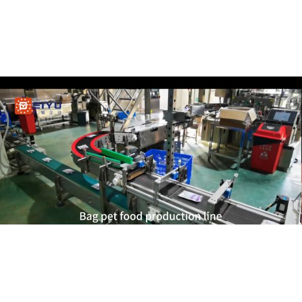 Custom Bagged Pet Food Packaging Machine Filling Conveying System
