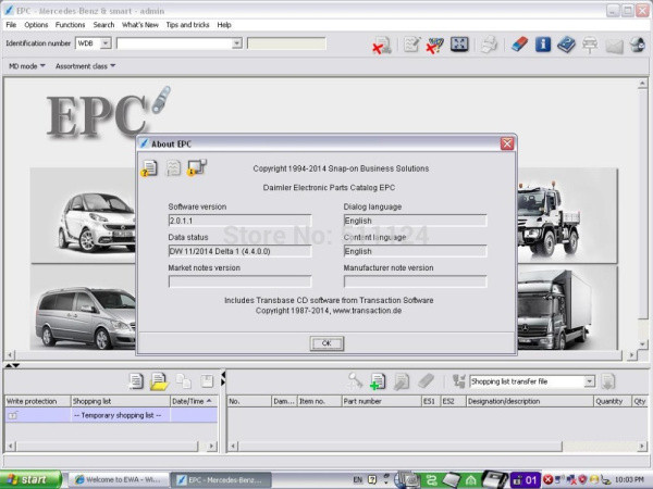 Online Coding And Added W204 Mb Star C4 Software Ssd 120g Vediamo 05.00.05 + Xentry 2015