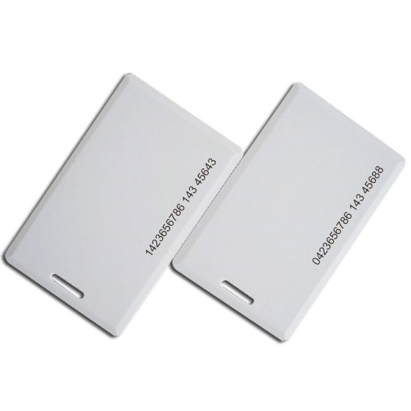 125khz ABS Proximity Clamshell Card With UID Numbers Printing