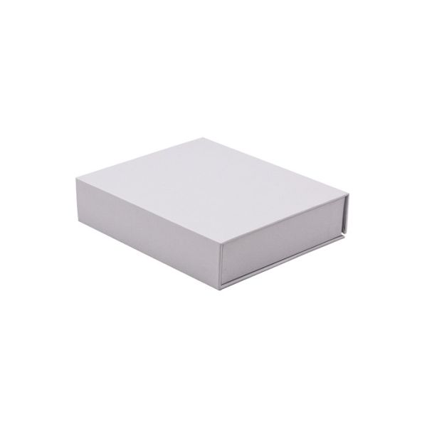 Weight 180.2g Flip Top Gift Boxes With Magnetic Catch White Color Rectangle Shape