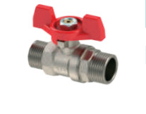 PN25 1 inch brass ball valve Male Male Thread