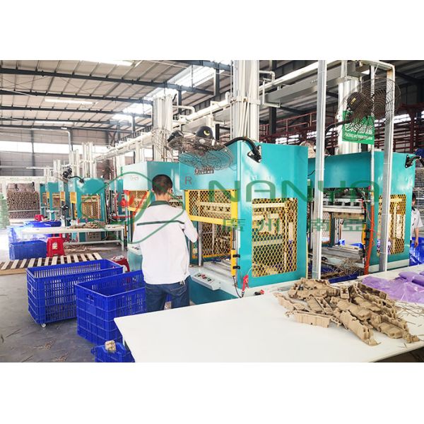 Paper Pulp Molding Hot Press Shaping Machine For Egg Carton/Cup Holder