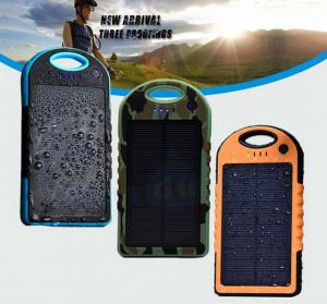  Portable Solar Panel Charger Waterproof 5000mAh 12000mah OEM/ODM Manufactures