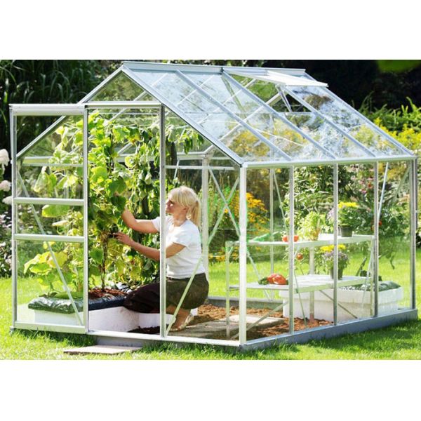 Small Hobby Flower Garden Greenhouse With Casement Door Simple Firm