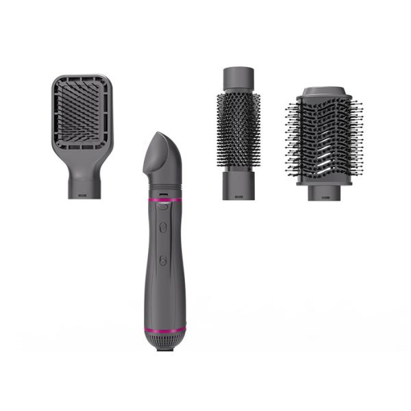 ABS Plastic Electric Hair Brush Dryer , 2M Cord 4 In One Hair Styler