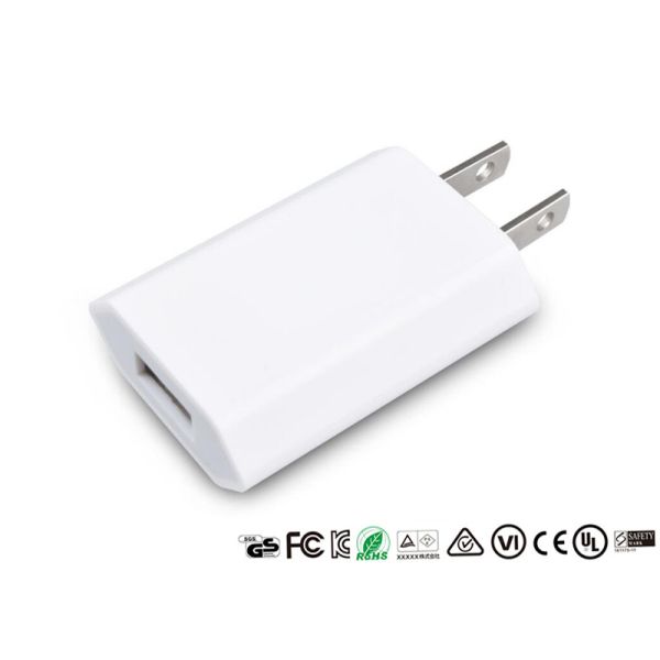 5 Volt 1000mA Universal Single Port USB Charger Adapter Wall Portable EU US Plug