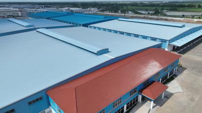 Hot Dip Galvanised Steel Structure Building Customized Color For Warehouse Workshop