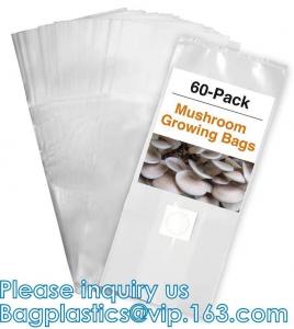  Autoclavable Mushroom Growing Bags, Mushroom Spawn Bags, Stand Up Durable Bags, Garden Supplies, Breathable Manufactures