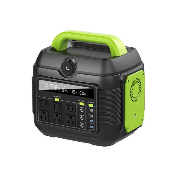 600w Portable Power Supply Outdoor 110/220v Ac Outlet Rechargeable Battery Camping