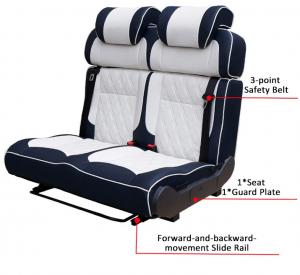 China Reclining Rv Modified Car Seats Mpv Van 2 Seat 3 Seat Sofa Bed on sale