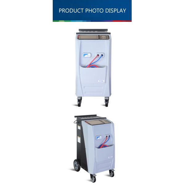 AC R134a R12 Air Conditioning Service Station Machine For Gas Recovery 15Micron