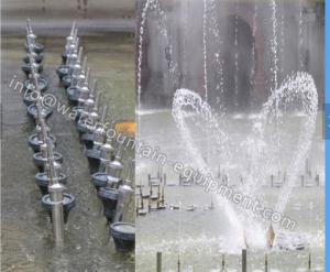  Seagull Musical Dancing Water Fountain , LED RGB Lighting Outdoor Water Fountains Manufactures