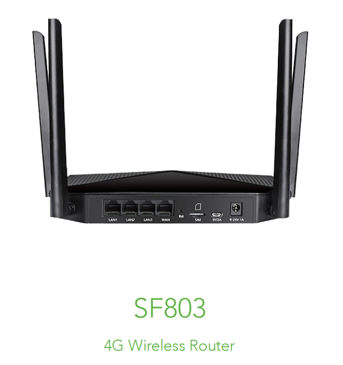Industrial Universal 4G LTE Bonding Router Wireless Dual Frequency For Home Office