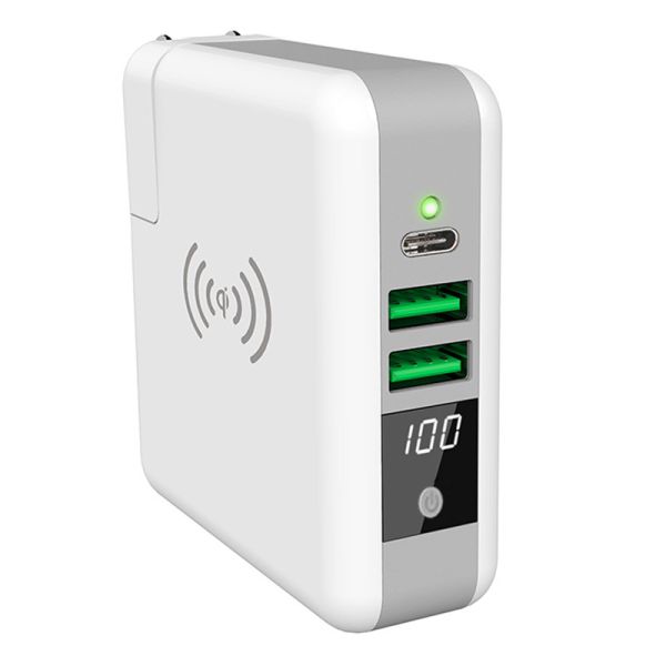 6700mAh 2 USB Port Wall Charger Power Bank