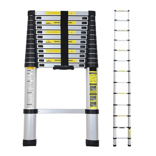 CE Emergency Rescue Equipment Retractable Aluminum Telescopic Ladder