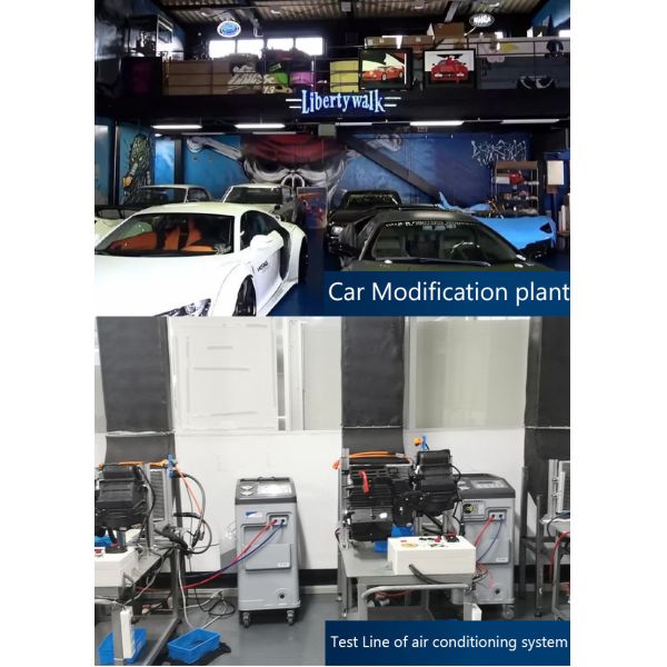 1.8CFM Auto Air Conditioning AC Refrigerant Recovery Machine AC1000