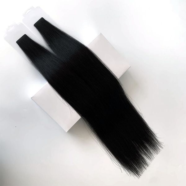 Seamless Invisible Virgin Hair Tape in Extensions Russian Genius Weft Hair Extensions US