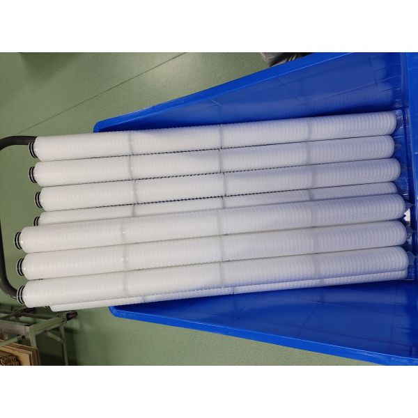 PPL Series OD 40 Inches High Rating PP Pleated Filter For Water Treatment Industry