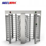 Automatic pedestrian waist high 304 stainless steel swing turnstile with RFID