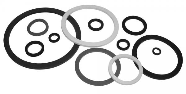 Professional Sealing Custom Silicone Rings , Round Platinum Cured Silicone Gaskets