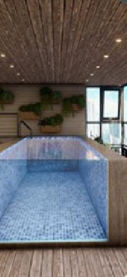 Family Sports Above Ground Fiberglass Portable Endless Swimming Pool with Fliter Pump