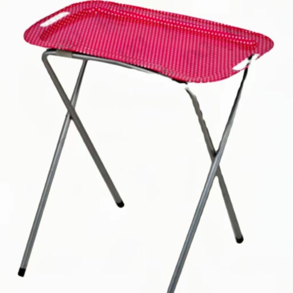 DADI Offset Printing Tinplate Metal Tin Tray Foldable Stand Painted Tin Serving