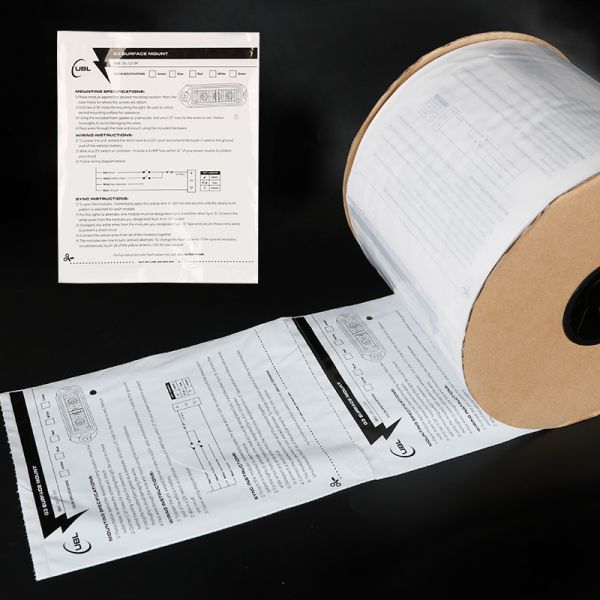 Customized LDPE Pre Opened Bags On Rolls Use For Filling Machine