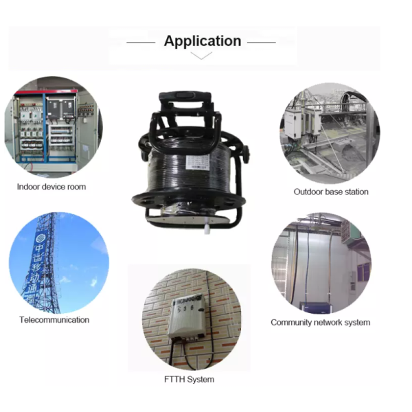Military Telecommunications GJFJU Armored OFNR Fiber Optic Cable