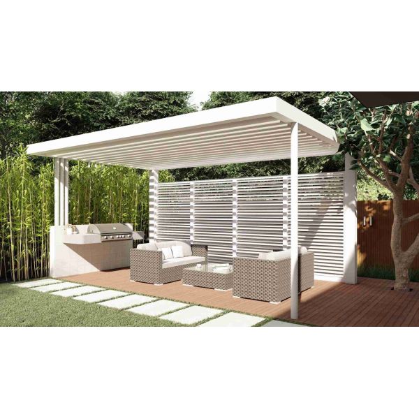OEM Glass Roof Sunroom High Light Transmission Wind Resistance for Villa